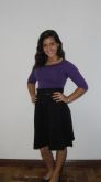 Blusa gola canoa